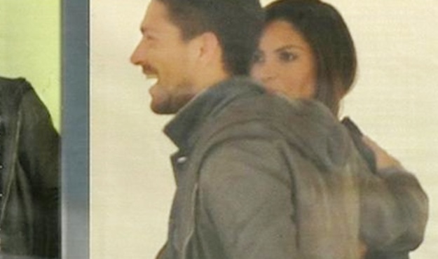 Borriello con Camila Morais Marco Borriello con la Morais