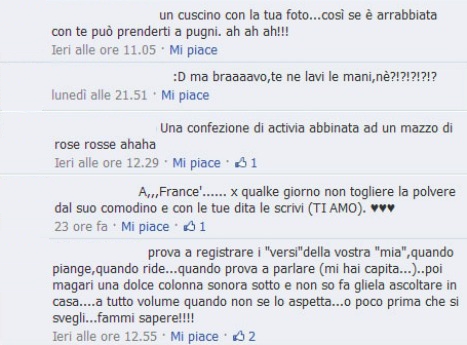 Commenti originali da Facebook per Facchinetti