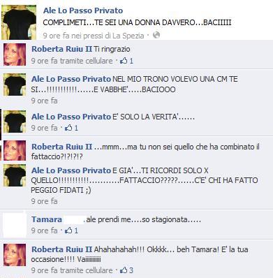 alessio lo passo corteggia roberta ruiu alessio e roberta