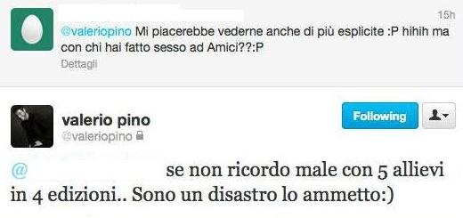 l ammissione di valerio pino sugli allievi di amici l ammissione di valerio pino