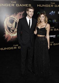 Miley Cyrus e Liam Hemsworth 