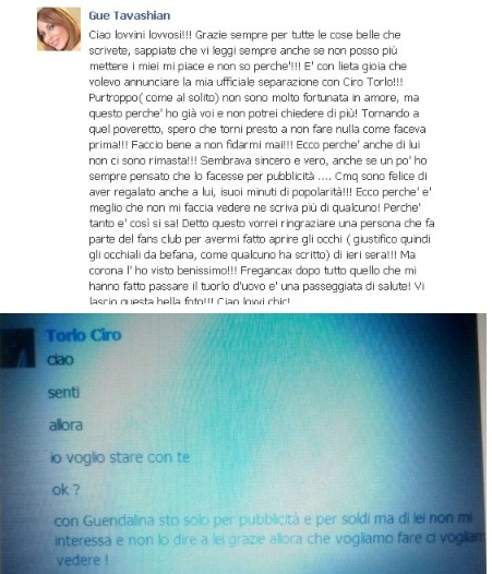 il post di guendalina che conferma la rottura il post di guendalina