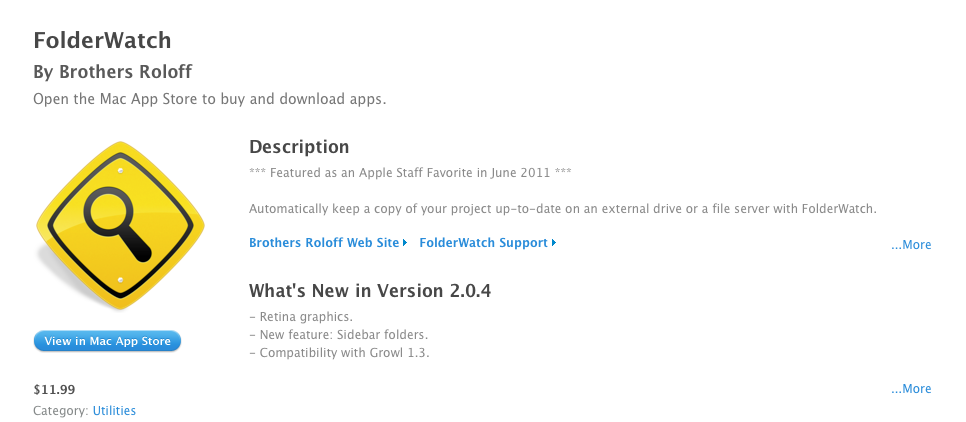 retina mac app store