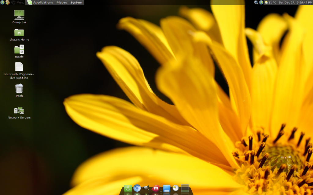 Linux Mint 12 Lisa v.MATE — Phate