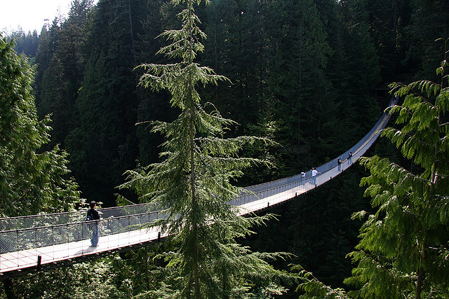 ponti sospesi capilano suspension bridge