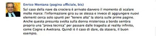 mentana concordia facebbok mentana